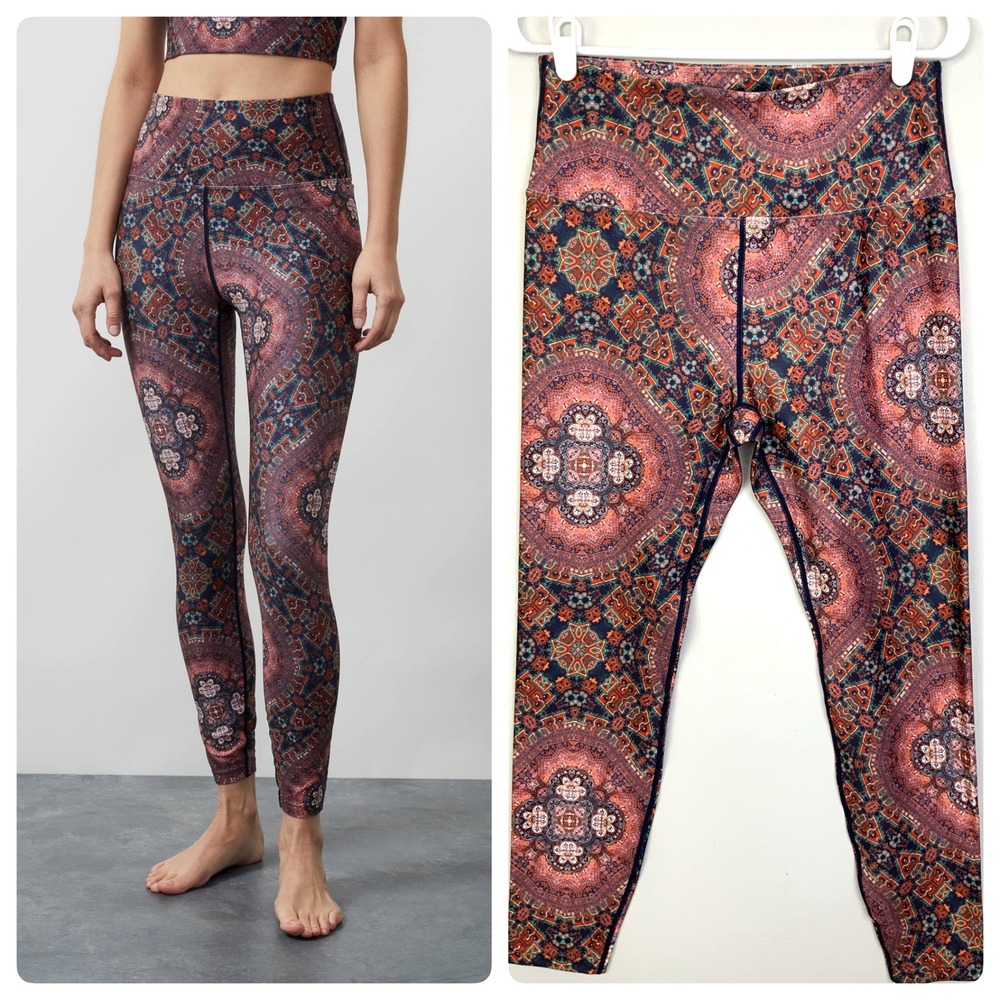 Anthropologie x Kachel Sz Medium Mandala Print High Rise Leggings